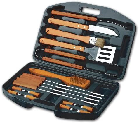 Chefs Basics HW5231 18 Piece Stainless Steel Barbecue Grilling Tool
